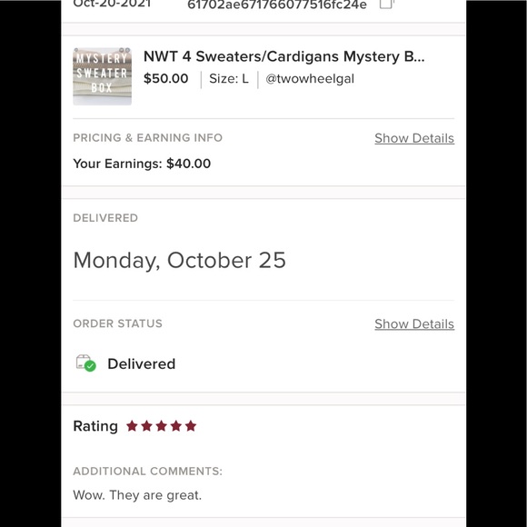 NWT 4 Sweaters/Cardigans Mystery Box 50 dollars - Picture 5 of 5
